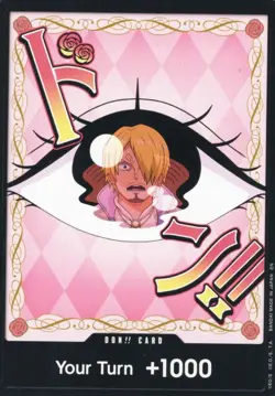 One Piece TCG Sanji Pudding DON!! Card OP03-123 Pillars of Strength Trading Card - Image 1