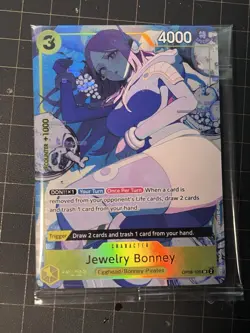 Jewelry Bonney (Illustration Box EX) OP08-105 One Piece SEALED PROMO RARE - Image 1
