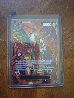 One Piece Demon/god Pack. 6 Cards. 5 Red Letters. + Imu Leader. - Image 2