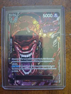 One Piece Demon/god Pack. 6 Cards. 5 Red Letters. + Imu Leader. - Image 4
