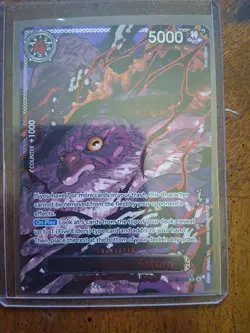 One Piece Demon/god Pack. 6 Cards. 5 Red Letters. + Imu Leader. - Image 5