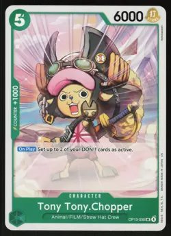 One Piece TCG Tony Tony.Chopper Normal Carrying On His Will #OP13-030 NM - Image 1