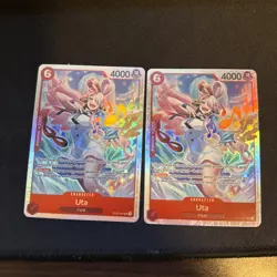 One Piece Card Game Uta ST23-001 SR English x2 Cards - Image 1