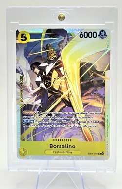 One Piece CCG Borsalino EB04-058 Super Rare Foil Alternative Art - Image 1