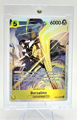 One Piece CCG Borsalino EB04-058 Super Rare Foil Alternative Art - Image 2