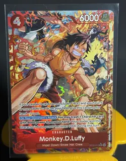 Bandai One Piece Card Game Monkey D. Luffy OP16-015 SR Alt Art Foil Eng 6000 - Image 1
