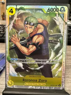 RORONOA ZORO OP15-113 ADVENTURE ON KAMI'S ISLAND FOIL SUPER RARE NM - Image 2