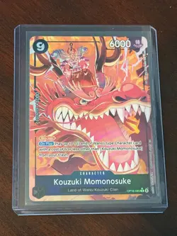 Kouzuki Momonosuke OP16-085 Alt Art One Piece Card - Image 1