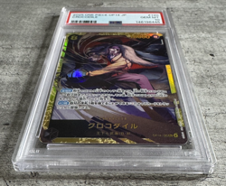One Piece TCG JPN Crocodile SEC PSA 10 Gem Mint, Azure Sea's Seven OP14-120 2025 - Image 3