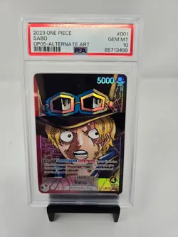 2023 One Piece Awakening Of New Era Sabo Leader Alternate Art SP #001L PSA 10 - Image 1