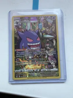 Pokemon TCG Gengar TG06/TG30 Full Art Trainer Gallery Lost Origin Rare NM - Image 1