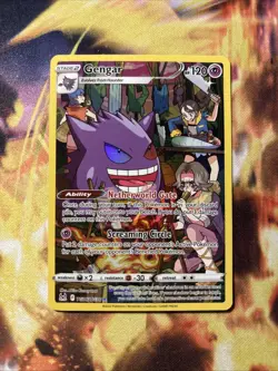 Pokemon TCG Gengar TG06/TG30 Full Art Trainer Gallery Lost Origin NM - Image 1