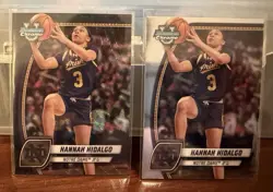 Bowman Chrome U Hannah Hidalgo Notre Dame 2024 2-Card Lot Black Wave Refractor - Image 1