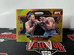 2022 Panini UFC Prizm GOLD Conor McGregor Refractor #’d 05/10 - Image 1