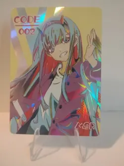 Goddess Story Zero Two Darling In The Franxx Anime MSR Trading Card - Image 1