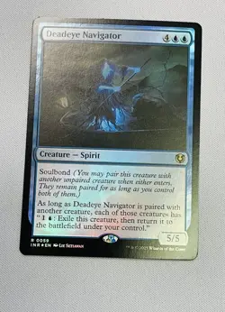 Deadeye Navigator FOIL - INR - Rare - Magic MTG Pack Fresh - Image 1