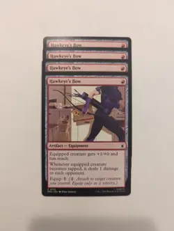 (4) Hawkeye's Bow *PLAYSET* Marvel Super Heroes Regular NM MTG - Image 1