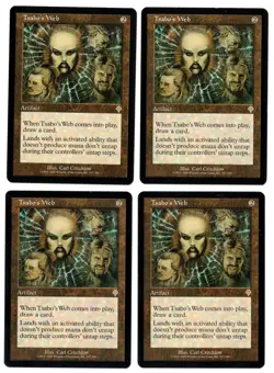 Tsabo's web x4 playset. Invasion, magic the gathering cards - Image 1