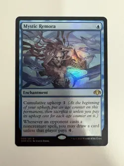 Mystic Remora Foil MTG Magic the Gathering Card NM Near Mint DMR - Image 1