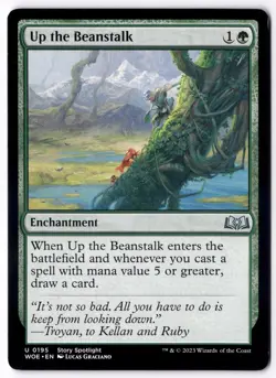 Up the Beanstalk WOE 195 Magic: The Gathering UC NM - Image 1