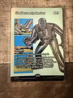 Simulacrum Synthesizer MINT 61 Marvel Eternal-Legal MAR MTG Mythic Foil - Image 1