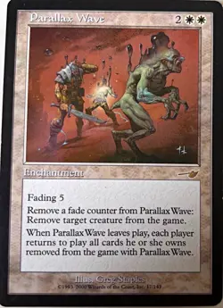 Wizards of the Coast Parallax Wave Nemesis 17/143 Enchantment White 2000 - Image 1