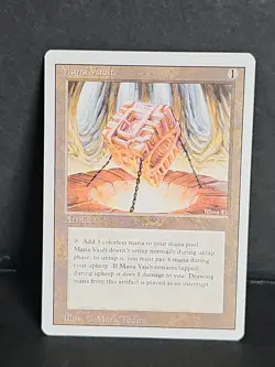 🔥🔥 Mana Vault 🔥🔥 MTG Revised Edition VINTAGE ** MT/NM ** Magic The Gathering - Image 1