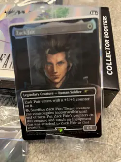 Sealed Zack Fair Magic the Gathering MTG Promo Card (FF7 Rebirth Switch 2 Bonus) - Image 3