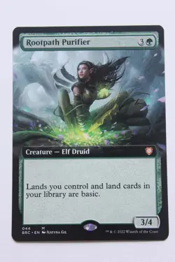 MTG Rootpath Purifier x1- Ext Art-The Brothers' War Commander-Pack Fresh - Image 1