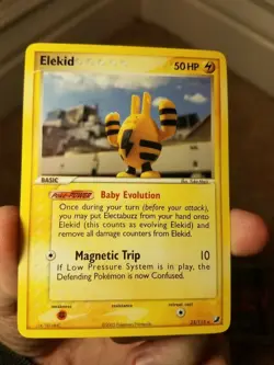 2005 POKEMON EX UNSEEN FORCES SET ELEKID CARD, 23/115 - Image 1