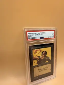 Unholy Strength – 1993 MTG Beta – PSA 7 NM – Magic the Gathering - Image 2