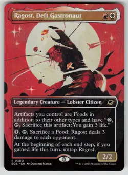 Ragost, Deft Gastronaut (Borderless) Rare Edge of Eternities 300 MTG NM 2025 - Image 1
