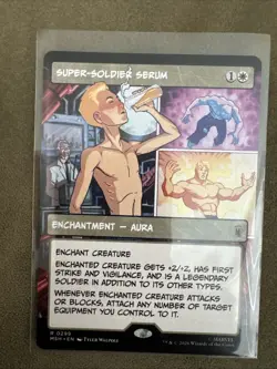 Super-Soldier Serum Borderless - MSH 0299 - NM - MTG Magic - Image 1