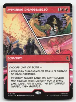 MTG: Avengers Disassembled (Borderless) #302 Marvel Super Heroes - Image 1
