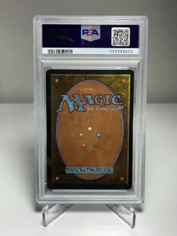Magic the Gathering 1993 Mountain Unlimited PSA 8 - Image 2