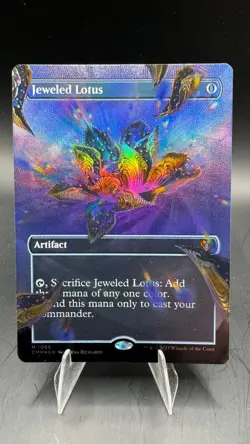 Jeweled Lotus (Textured Foil) Commander Masters Foil Near Mint - Image 1