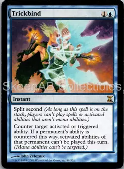 MTG SkeenAB Trickbind Time Spiral MP - Image 1