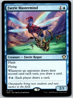 Faerie Mastermind R Commander: Secrets of Strixhaven 114 NM - Image 1