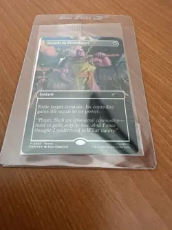Swords to Plowshares (Borderless) (Magazine Insert) Media Promos Foil SEALED! - Image 1