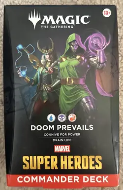 MTG Marvel Super Heroes Doom Prevails Commander Deck Magic the Gathering Sealed - Image 1