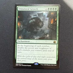 Wizards of the Coast MTG Unnatural Growth MID Rare Regular EN Green 206/277 - Image 1