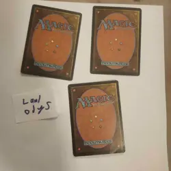 Lot of 3 Old Lands: Odyssey Island, 2x Swamp - Image 2