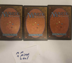 Lot of 3 Old Lands: Mirage Mercadian Masques :: Swamp. Mountain, Island - Image 5