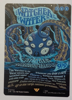 MTG The Watcher in the Water (#734) Borderless - The Lord of the Rings non foil - Image 1
