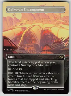 Dalkovan Encampment (Borderless) Normal R Tarkir: Dragonstorm 394 NM - Image 1