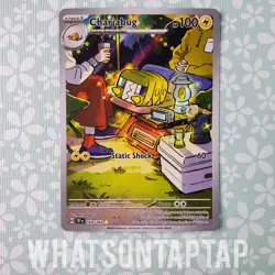 Pokemon Card Charjabug 169/162 Secret Rare Scarlet Violet Temporal Forces LP - Image 1