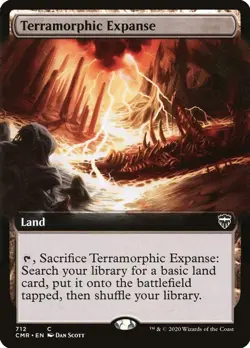 Terramorphic Expanse (Extended Art) [Commander Legends - 712] NM - Image 1