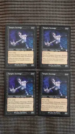 Magic: the Gathering / MtG Retro Vampire Hexmage x4 Time Spiral Remastered - Image 1