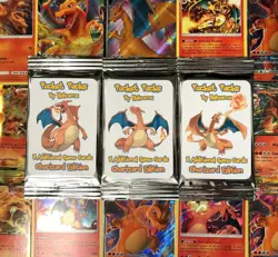 Pokemon Charizard Custom Pack! 11+ Cards GUARANTEED Charizard & Holo Foil Rares! - Image 1
