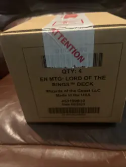 Full Set Of All 4 MTG Lord Of The Rings Commander Decks Tales Of Middle Earth 195166205052 - Image 4